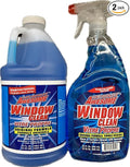 Generic Window Clean- Awesome lot of 2- Spray btl (32 Fl ozs) Refill (64 Fl oz)