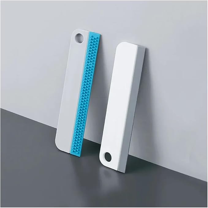 Fit for Soft Silicone Glass Wiper Scraper - Versatile Window Cleaning Brush for Kitchen Bathroom and Car Mirrors(B)