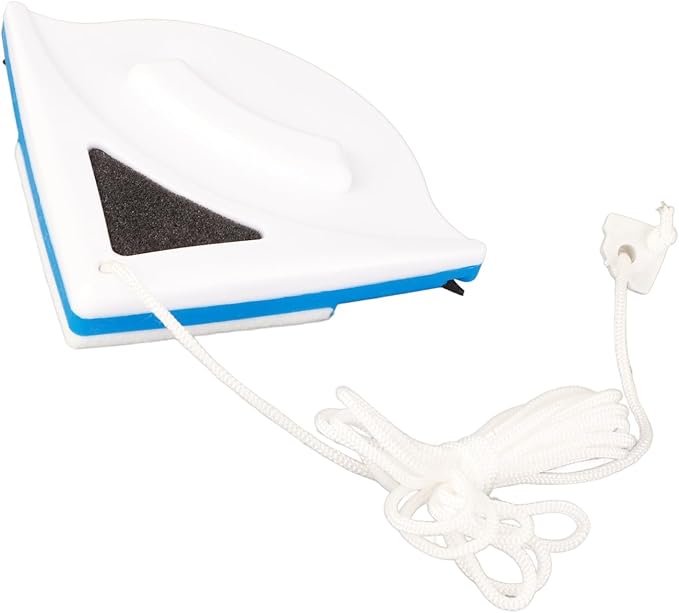 Window Double Side Wiper Plastic Ergonomic Handle Magnetic Glass Cleaning Wiper for High Rise Residential (3-8mm)