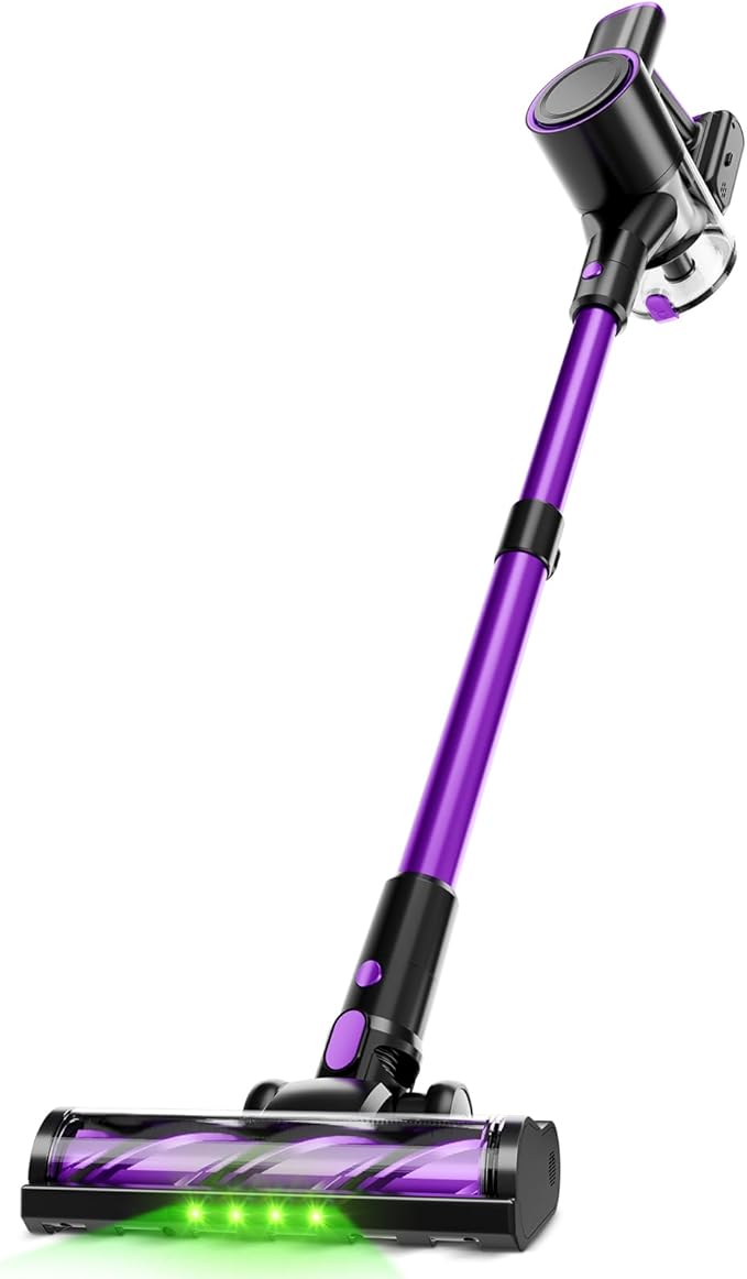 KIKETECH Cordless Vacuum Cleaner Vacuum Cleaners for Home with Stick Vacuum Up to 45 Mins Runtime Great for claenning Pet Hair Carpet Hard Floor.(B310)