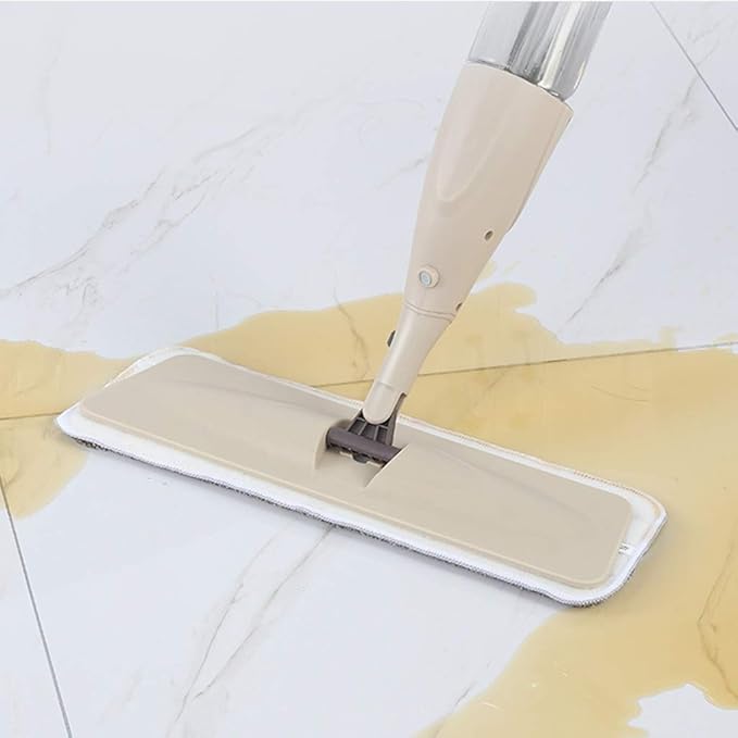 Spray Floor Mop with Reusable Microfiber Pads 360 Degree Handle for Home Kitchen Laminate Wood Ceramic Tiles Cleaning