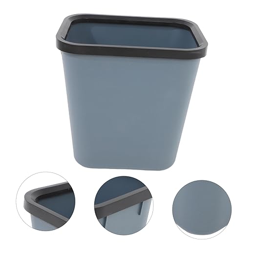 Luxshiny Capacity Trash Can Reinforced Garbage Bin for Home Office and Hotel Use Versatile Wastebasket with Stylish Design for Bedrooms Bathrooms and Kitchens