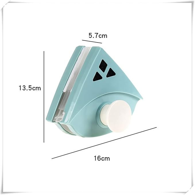 Bao Monad Glass Wiper Double-Sided Window Cleaning Cleaner Household high-Rise Building Cleaning Cleaning Tool Brush for households White (White)