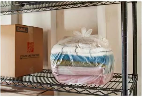 Clear Waste Liner Trash Bags 10 Gallon Capacity 250 Count Box