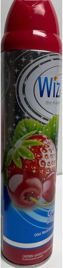 Wizard The Magic of Fresh | Odor Neutralizer &amp Air Freshener - 10 Oz. Cherry berry (Pack of 6) (Packaging May Vary)