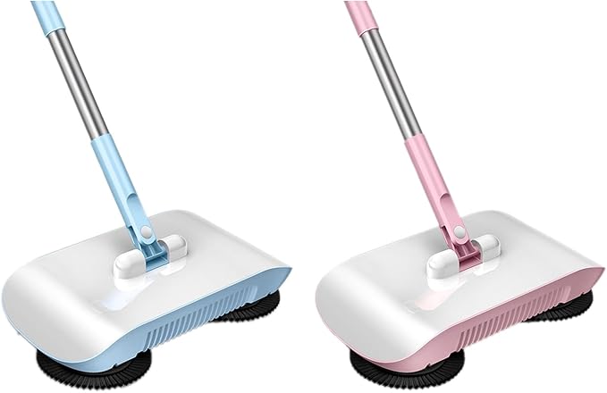 Household Sweeper Manual Floor 2 in 1 Broom and Mop Hand Push Type Dustpan Home Tools Automatic Sweeper Manual Floor