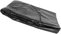 HOMSFOU 50pcs Heavy Duty Large Trash Bags 80x100cm Black Garbage Can Liners for Outdoor Commercial Gardening and Household Waste Disposal