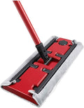 Red Mop Professional Microfiber Mop for Hardwood Laminate Tile Floor Cleaning Stainless Steel Telescopic Handle