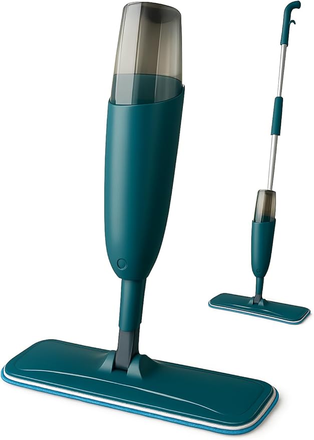 Spray Mop for Floor Cleaning – Microfiber Flat Mop with 2 Spray Modes 34 oz Refillable Bottle Ergonomic Handle Swivel Head for Hardwood Tile Laminate &amp Vinyl Floors