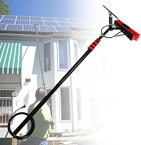 Cleaning Kit Telescopic BrushWindow Cleaning Pole Water Fed Telescopic Brush Extendable Cleaner Conservatory Roof Cleaning Photovoltaic and Solar Panels Window Cleaning Brush Equip