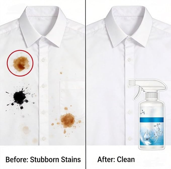 300ml Natural Clothing Emulsifier Household Stain Remover For ClothesFabric Conditioner Restore Faded Color (4pcs)
