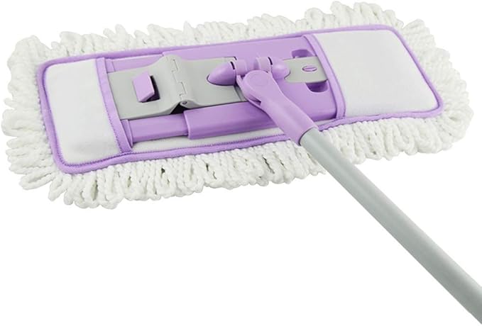 Lazy Flat Mop Stainless Steel Handle House Cleaning Dust Water for Wooden Floor Ceramic Tile Microfibre Fabric