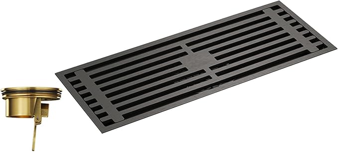 Multipurpose Elegant Gray Bathroom Shower Drain With Odor Prevention Portable For Homes And Hospital Daily Use