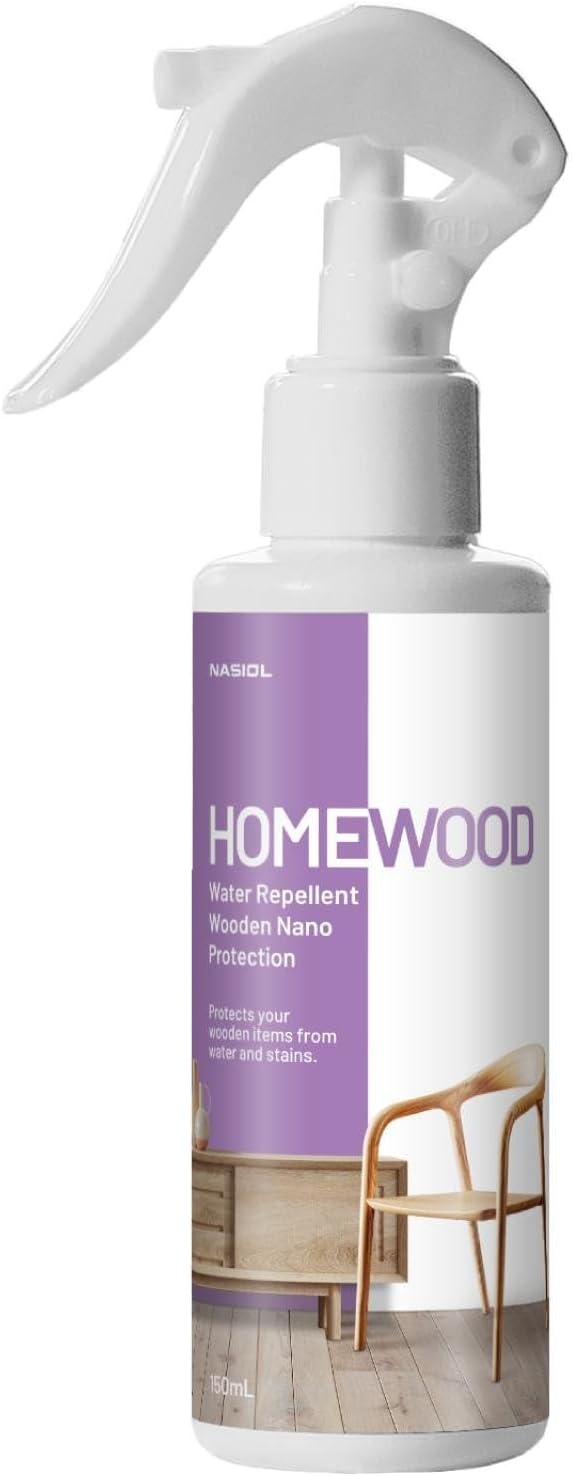 Nasiol Home Surfaces Nano Protection Pack - Glass Tiles Textile and Wood Surface Nano Protection Set of 3 Home Surfaces Care Shower Enclosure Kitchen Bathroom Tiles Fabric and Wood Surfaces