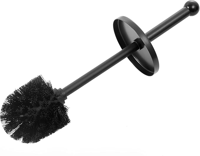 Stainless Steel Toilet Paper Canister and Toilet Brush Case Set (Bronze Set of 2)