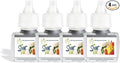 Scent Fill Soft Cashmere &amp Amber Plug in Air Freshener 4 Scented Oil Refills