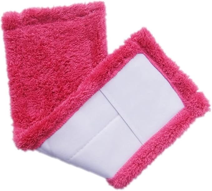 12X40cm Mop Cloth Coral Fleece Thickened Flat  Replace Household Company Cleaning(D)
