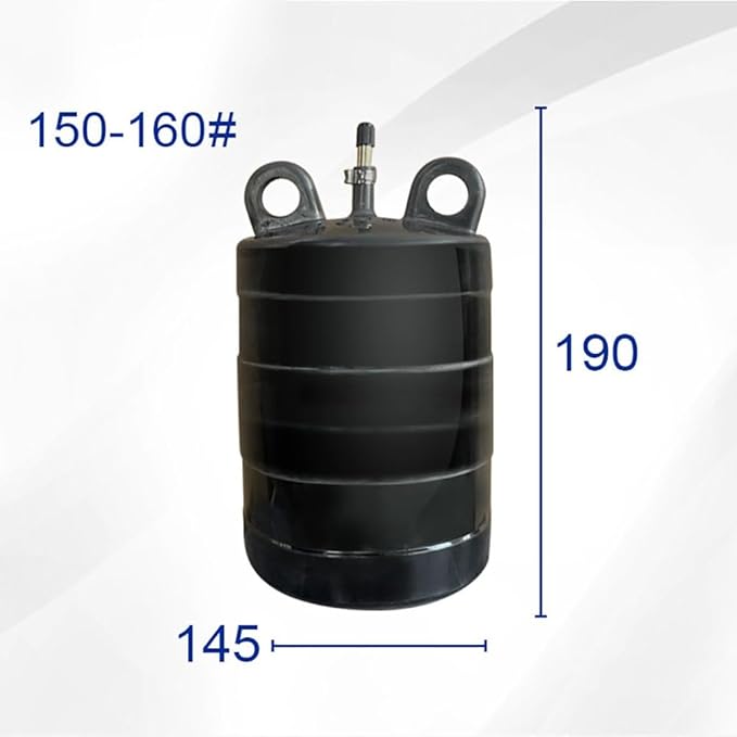 Inflatable Drain Bladder 0.25 Bar Pressure &amp 4mm Wall Fits Pipe ID 45-315mm 1-Count – Easy Hand Pump Inflation &amp Durable Natural Rubber(150-160mm)