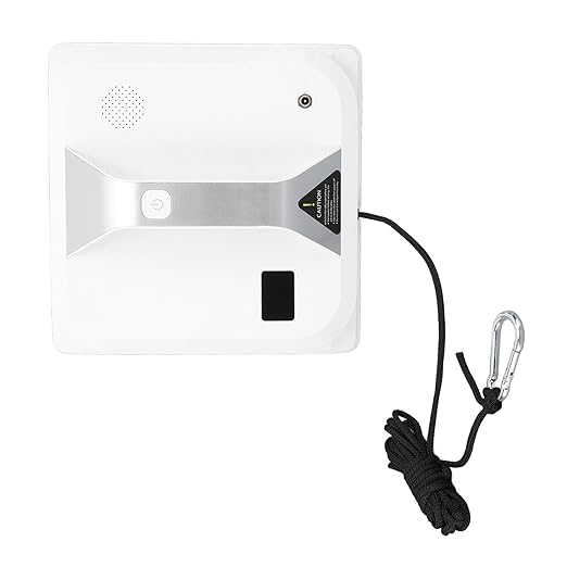 GLOGLOW Smart Window Cleaner 65dB 100-240V High Coverage 80W Glass Cleaning Robot Strong Suction for Home (US Plug)