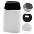 Zerodeko Double Layer Trash Can Nordic Style Sleek Garbage Bin for Kitchen Bedroom and Home Capacity Waste Basket Made from Material