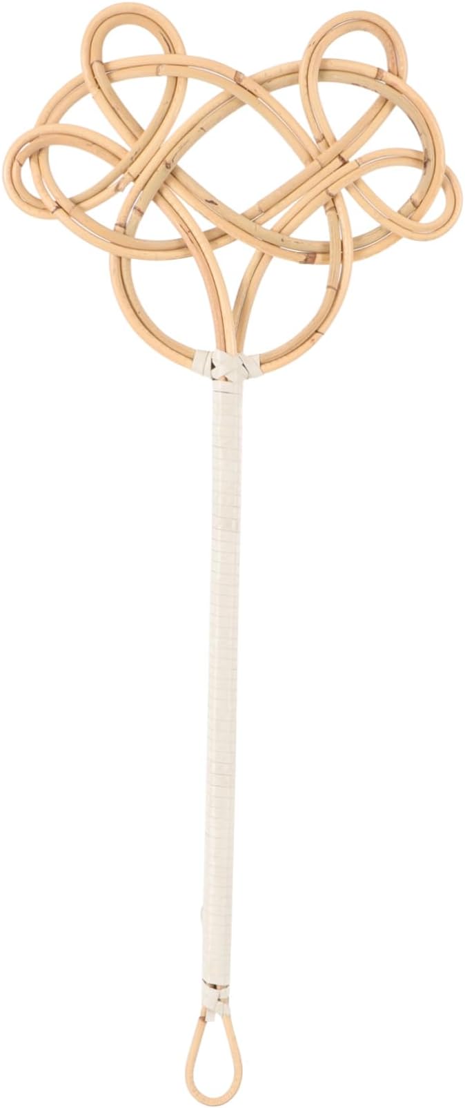 GARVALON Long Handle Quilt Duster Rug Cleaning Tool for Household Dust Removal Traditional Cotton Dusting Tool for Quilts and Rugs