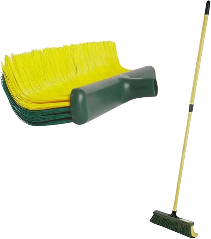 Artificial Grass Turf Broom - Astroturf Rake/Brush. Also Great Carpet Rake &amp Groomer (Curved Bristle)