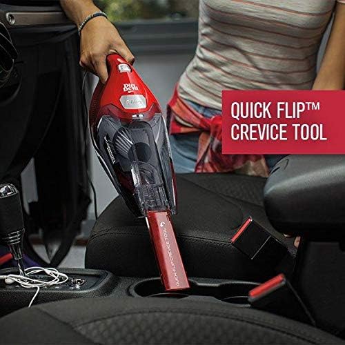 Dirt Devil Scorpion Plus QuickFlip Handheld Vacuum Cleaner Powerful Suction Lightweight Includes Quick Flip Crevice Tool Corded Portable Vacuum Cleaner