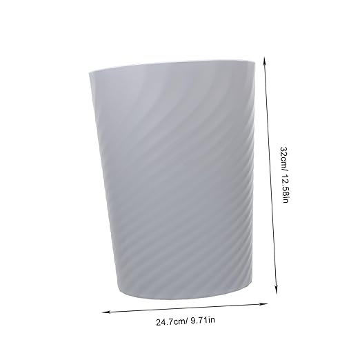 Unomor Large Garbage Can Open Top Wastebasket for Bathroom Office and Bedroom Versatile Trash Container for Home Use Stylish and Easy to Bin
