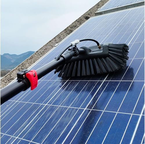 3.6-12m High Cleaning Telescopic Pole Telescopic Window Cleaner Extendable Greenhouse Roof Cleaner for Glass Wall Photovoltaic Panel Cleaning