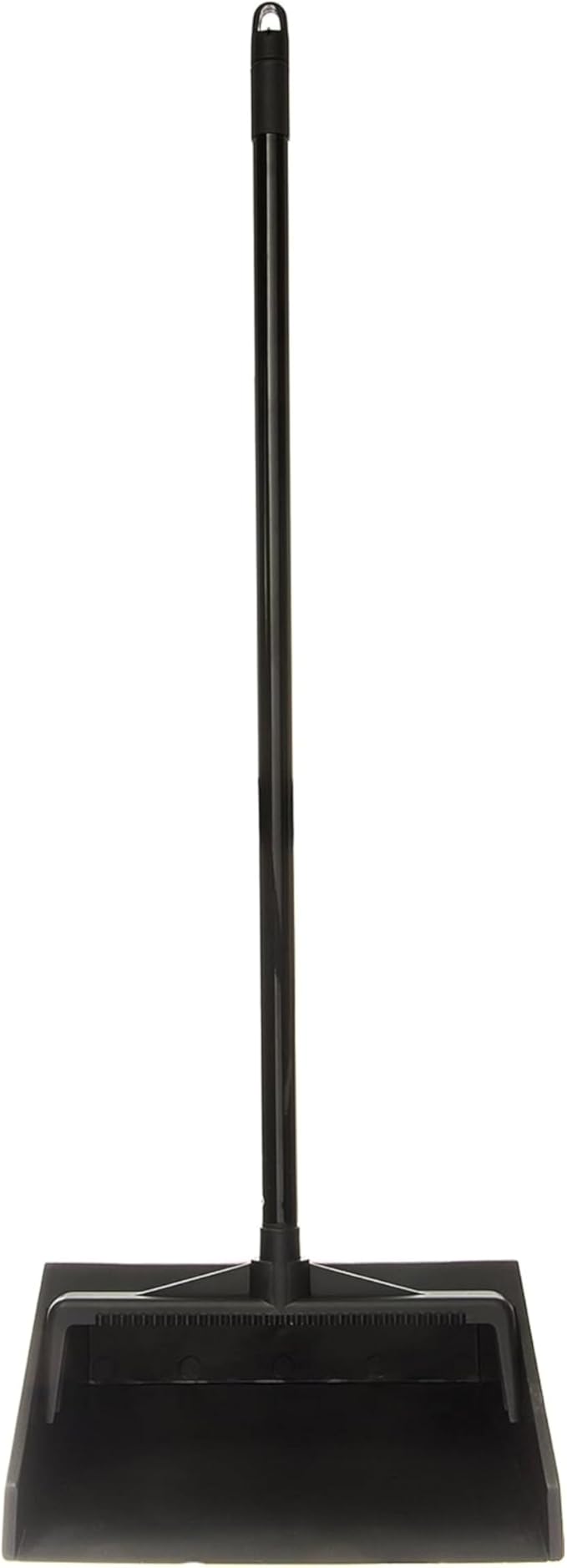 Carlisle FoodService Products Duo-Pan Upright Dust Pan with Serrated Yoke for Home Restaurants Kitchen Lobby And Office Plastic 30 Inches Black
