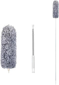 Multifunctional Retractable Duster with Bendable Head - Reusable and Washable for high Ceilings Furniture and car Cleaning(250cm)
