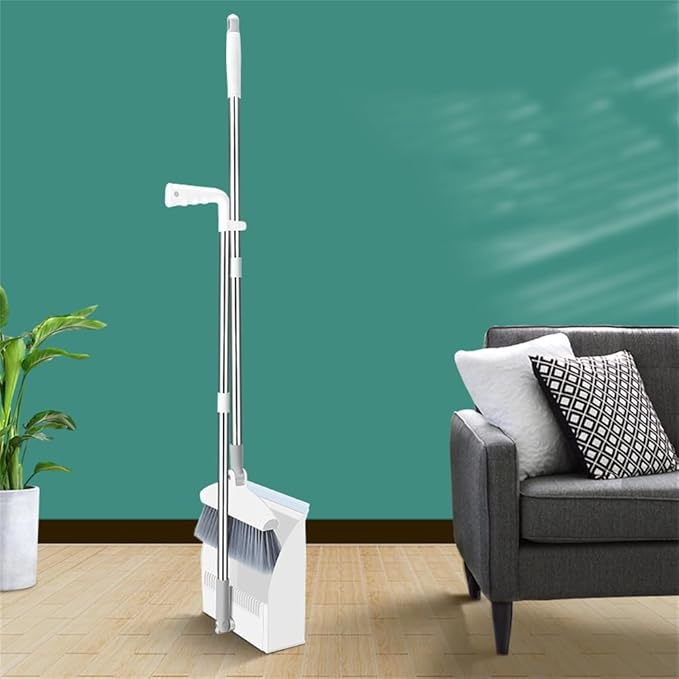 Standable Folding Broom Dustpan Set Combination Household Plastic Magic Sweeper Wiper