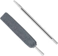 Retractable Microfiber Duster with Telescopic Handle Bendable Gaps Dust Cleaner Under Bed and Furniture Includes 1 Washable Cloth for Home Cleaning