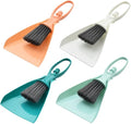 Cabilock Mini Dustpan and Brush Set 4 Sets Small Broom and Dustpan Set Desktop Cleaning Tool Accessories for Desktop Computer Keyboard Car Window