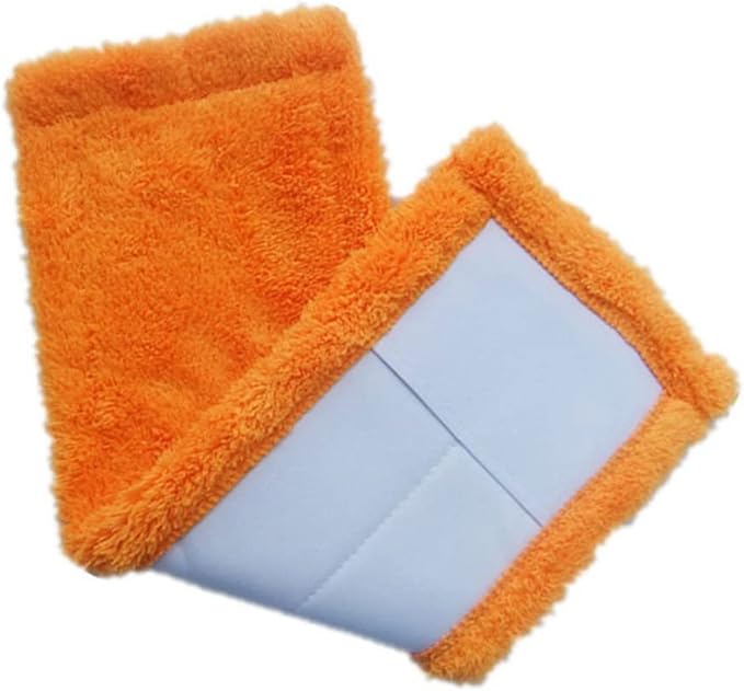 12X40cm Mop Cloth Coral Fleece Thickened Flat  Replace Household Company Cleaning(E)