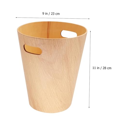 PRETYZOOM Desktop Trash Can Stylish and Wastebasket for Office Bathroom Bedroom Minimalist Design for Tabletop Use