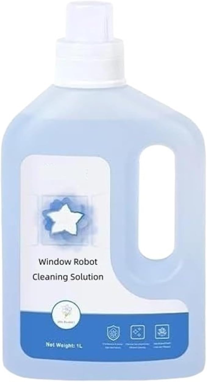 Multi-Surface Winbot Cleaning Solution Compatible With ECOVACS WINBOT W1 PRO/ W2 OMNI/W2 PRO/W2 PRO OMNI/WINBOT MINI HA11 Glass Cleaner Parts(4 bottle)