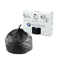 Inteplast VALH3860K22 HDPE Waste Can Liner 0. 74 Mil Star Seal 38 x 58 Black (6 Pack of 25)
