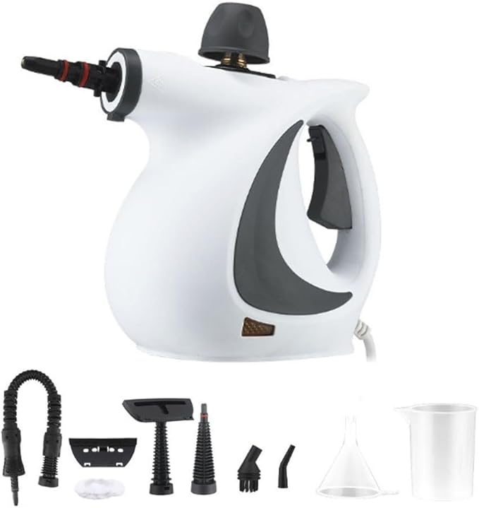 Portable Steam Cleaner Pressurized Handheld Steam Cleaner for All Surfaces House Car Use for Car Detailing Floor Upholstery Grime Grease