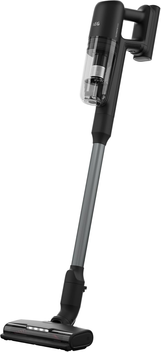 AEG Ultimate 7000 Series Cordless Stick Vacuum Cleaner Eco-friendly Design HEPA Filter Black