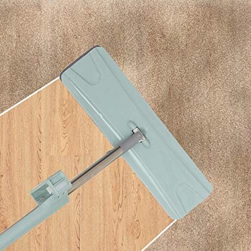 Squeeze Magic Automatic Mop Hand-Free Wash Flat with 2pcs Cloth Replace Home Microfiber Cleaning Pad Tool