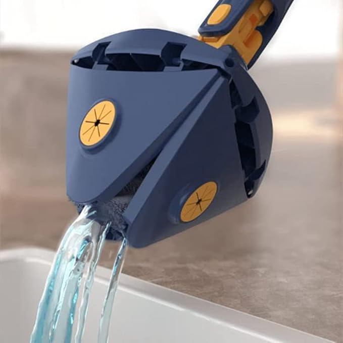 360° Rotating Triangle Mop Imitation Spin Hand Free Hand Washing Mop New Triangle Spin Home Water Butterfly Rotating 12027(Z)