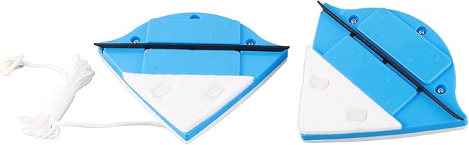Plastic Double Sided Home Magnet Window Cleaner Tool Practical Magnetic Glass Cleaner Tool for 3-8mm Single Glazed Window