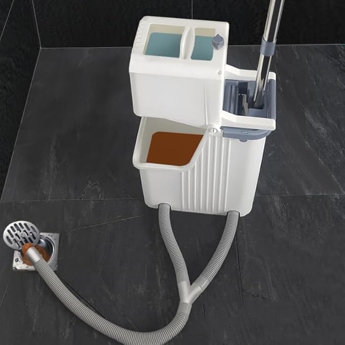 Hand Free Mop Household Tile Flat Separate