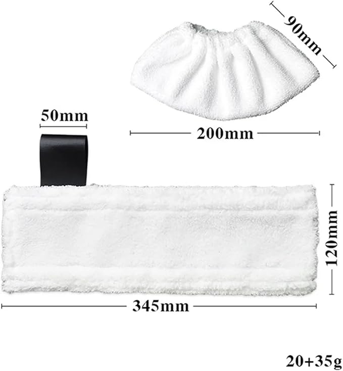 Finefiber Cloth CoverCompatible for Karcher EasyFixSteam Mop Cloth Cleaning PadCompatible for Karcher EasyFix SC2 SC3 SC4 SC5 Steam Mop(4pcs Cleaning Cloth)