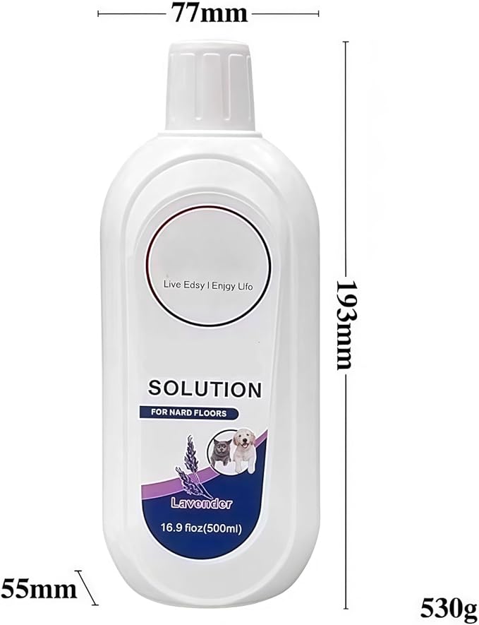 1-5 Bottles Of 500ml Floor Cleaner. Compatible With Tineco. FLOOR ONE S3 S5 Pro2 COMBO And S7Pro Series Natural Lavender Scented Floor Cleaner(2pc 500ml)