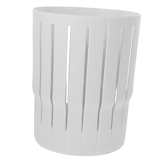 Homoyoyo Hollow Trash Can Thick Household Wastebasket for Office Bathroom Living Room Decorative and Functional Waste Bucket for Home Use