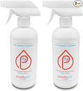Purefypro Disinfectant Spray (16oz 2pk) for Toys High Chair Playpen Strollers - Kills 99.9999% E Coli Norovirus Flu Viruses Viruses MRSA Bacteria Fungi No Rinse No Residue