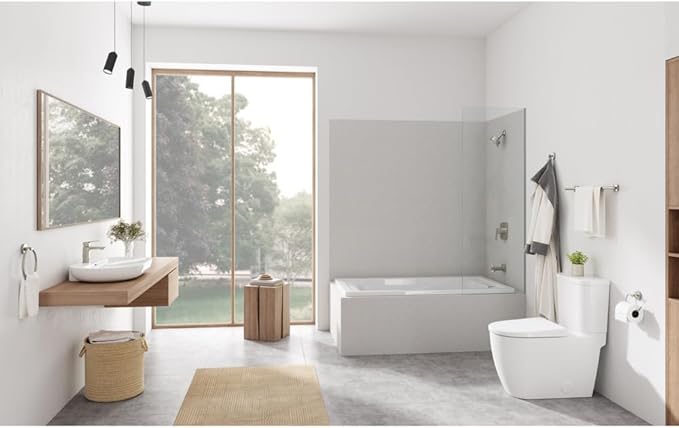 Grohe 101899EN00 Cubeo Single Hole Single Handle S-Size Bathroom Faucet Less Drain 1.2 GPM Brushed Nickel