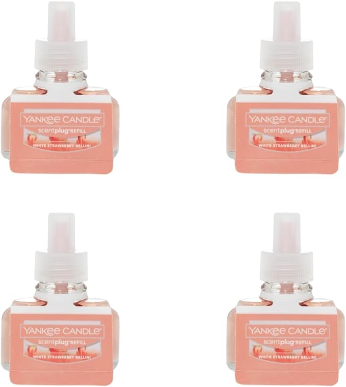 Yankee Candle ScentPlug Refill White Strawberry Bellini 1 CT (Pack of 4)